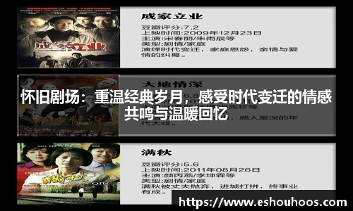 怀旧剧场：重温经典岁月，感受时代变迁的情感共鸣与温暖回忆