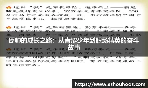 原帅的成长之路：从青涩少年到职场精英的奋斗故事